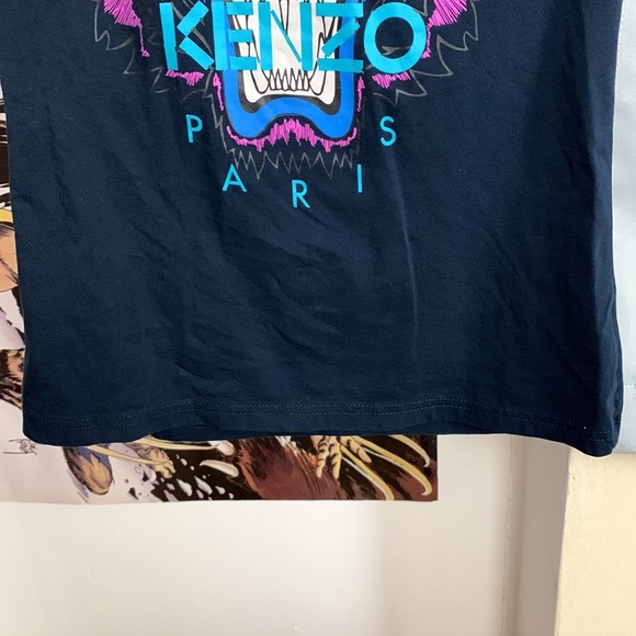 Kenzi Paris Women’s M Tiger Face Art Tee - Picture 5 of 10